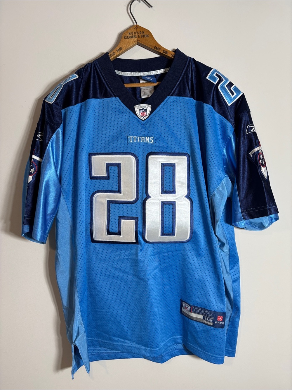 Reebok NFL On Field Chris Johnson Tennessee Titans Jersey 52